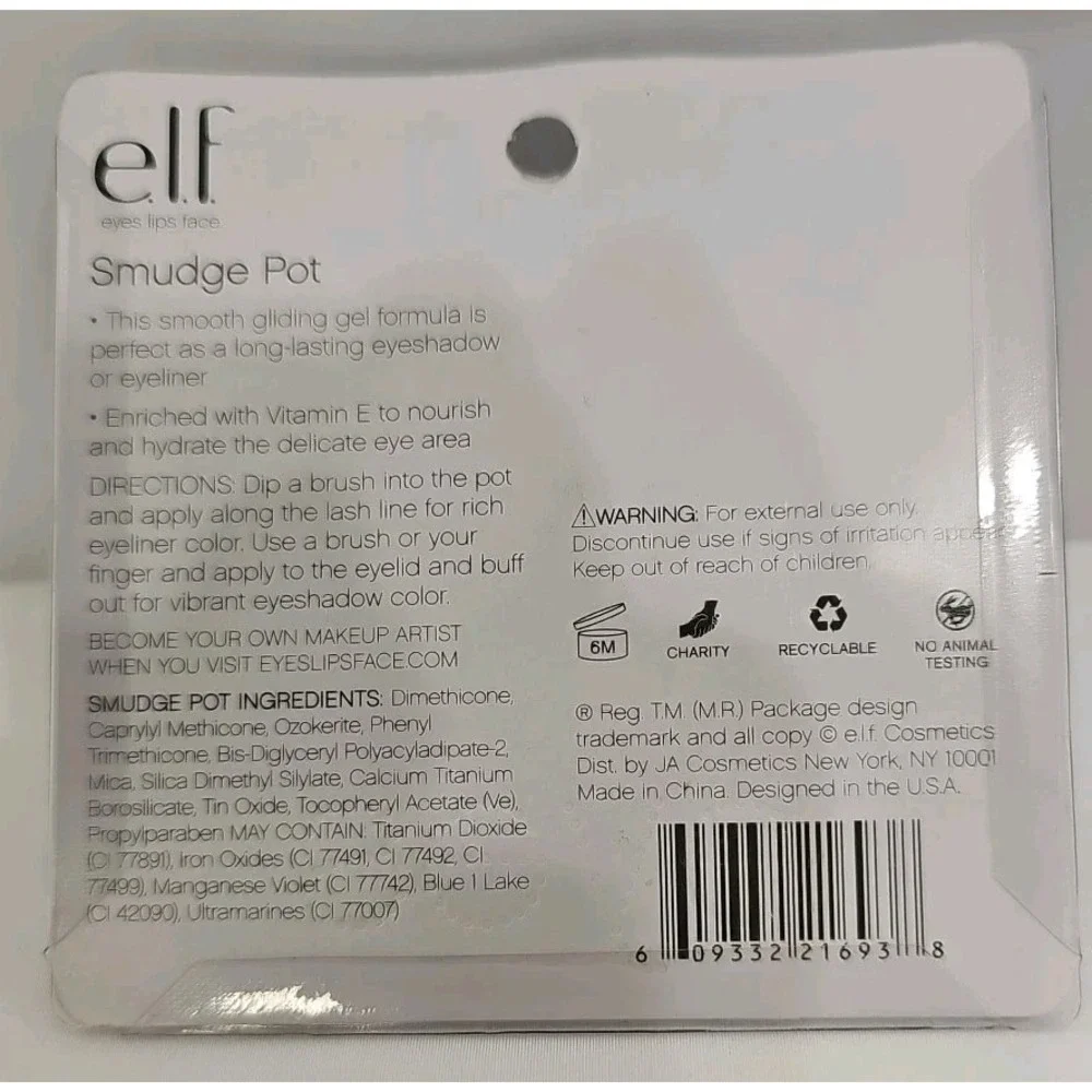 ELF Smudge Pot Eye Shadow/Eye Liner‎ #21693 GOTTA GLOW sealed NIP MU-002